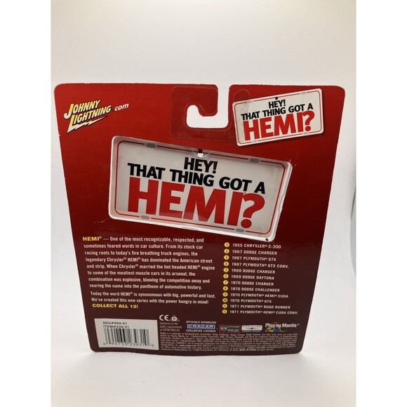 Johnny Lightning Die Cast Car 1967 Plymouth GTX Green 2004 - Picture 2 of 4